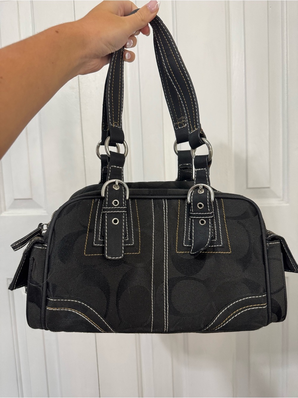 Vintage Coach 10078 Soho Mini Boston Shoulder Bag